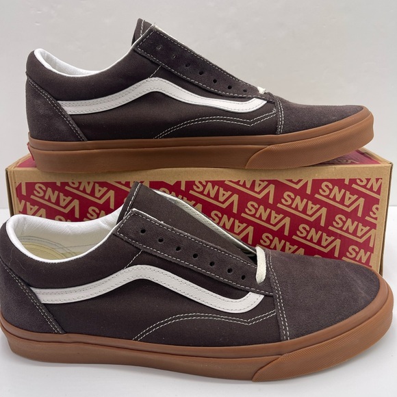 Vans Men's Old SkoolVintage Gum ChocolateVN0A5KRSCHC Sneakers